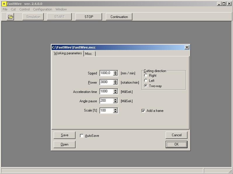 Hot wire CNC Foam cutting equipment - XTR Fast wire cutter - FastCut Software