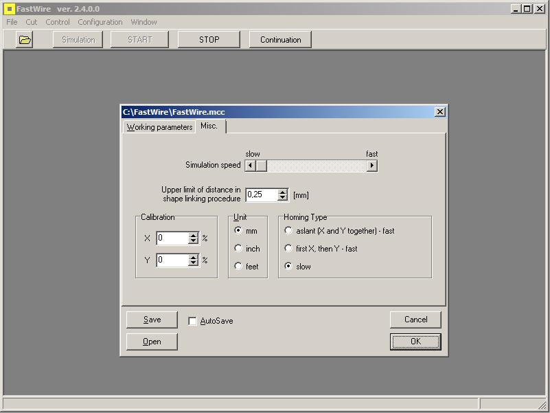 Hot wire CNC cutting equipment - XTR Fast wire cutter - FastCut Software